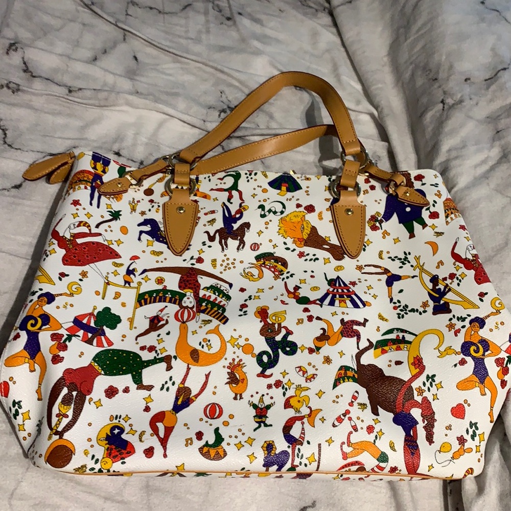 Piero Guidi large tote, Magic Circus print